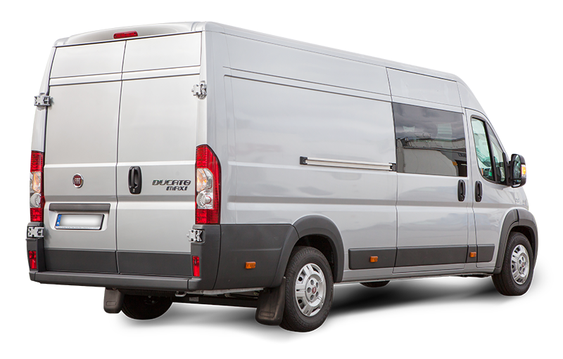Furgon Fiat Ducato z zabudową wnętrza — Moto Wektor