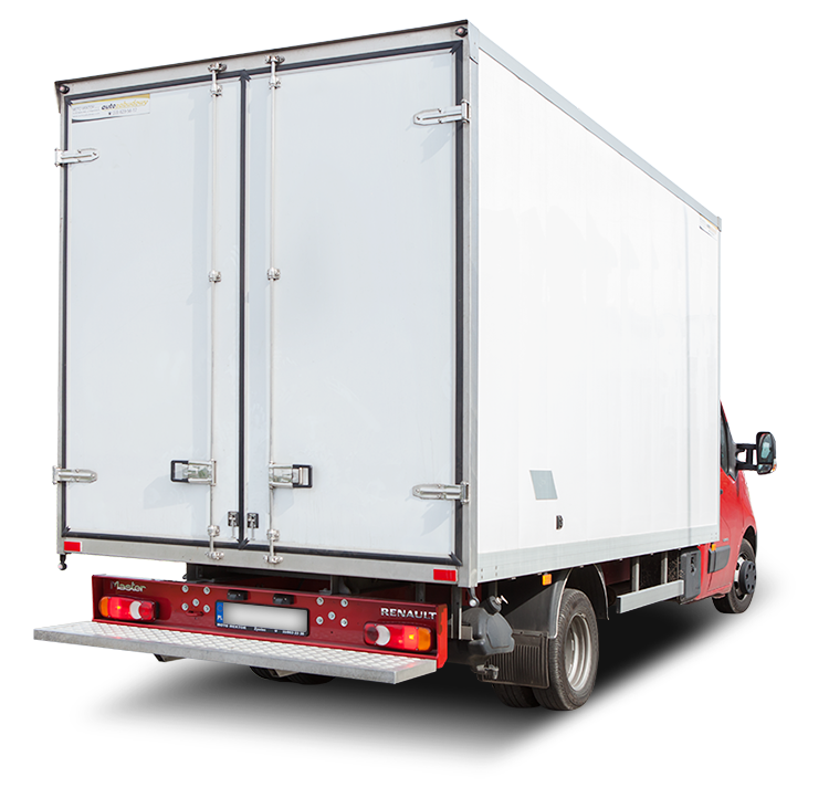 Meblowóz z zabudową na Renault Master — Moto Wektor
