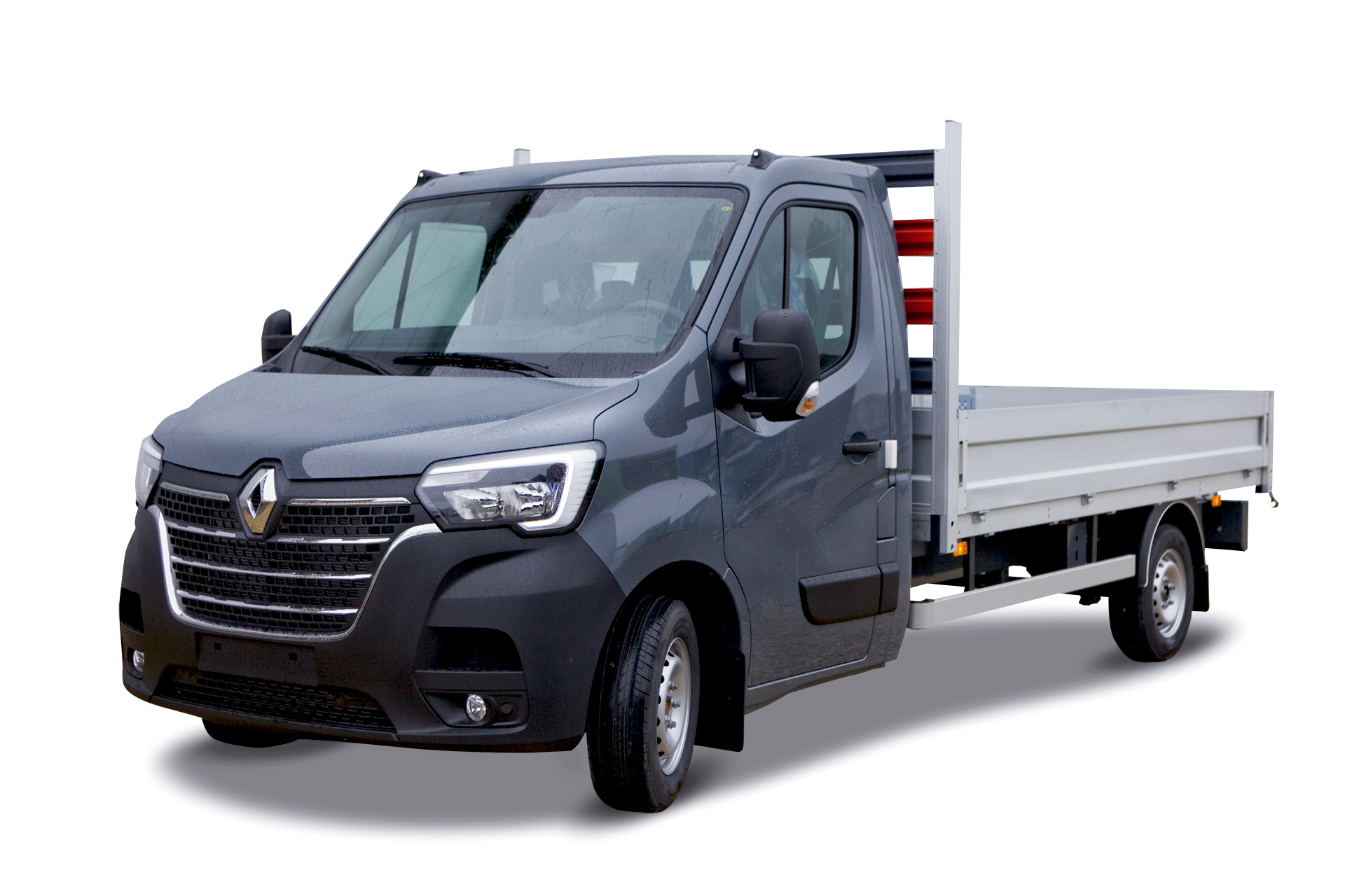 Skrzynia otwarta z burtami na nowym Renault Master — Moto Wektor